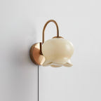 Millie Bells Plug In Glass Wall Lamp — product view 26
