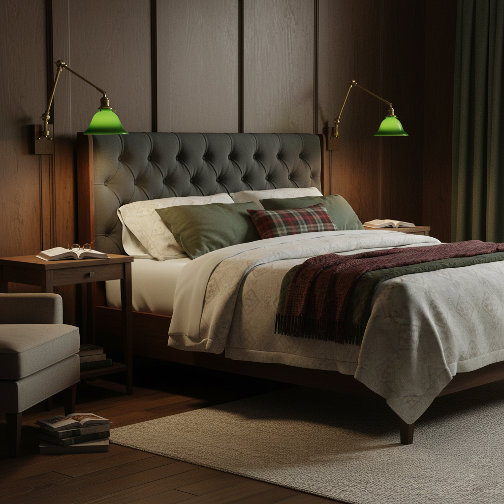 Banker Swing Arm Plug In Wood Wall Light — product view 7