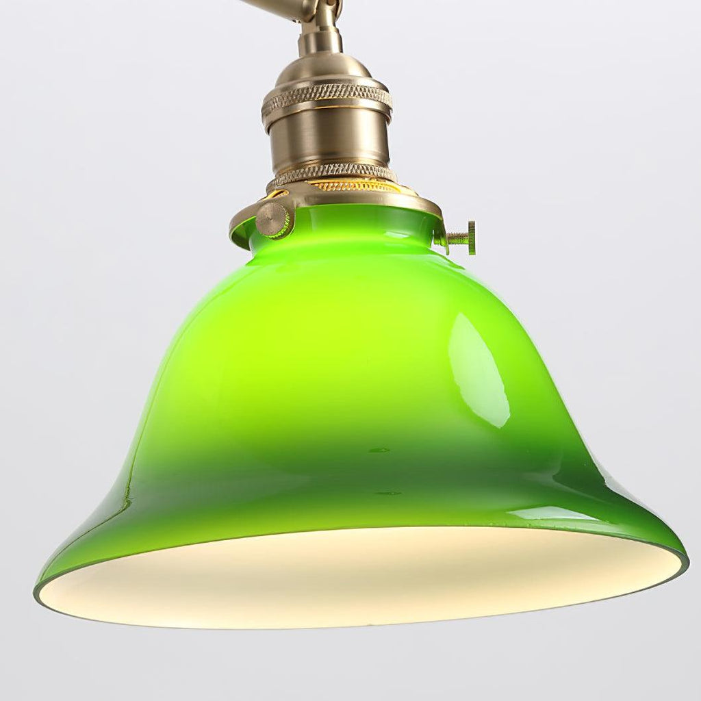 Banker Swing Arm Plug In Wood Wall Light — product view 24