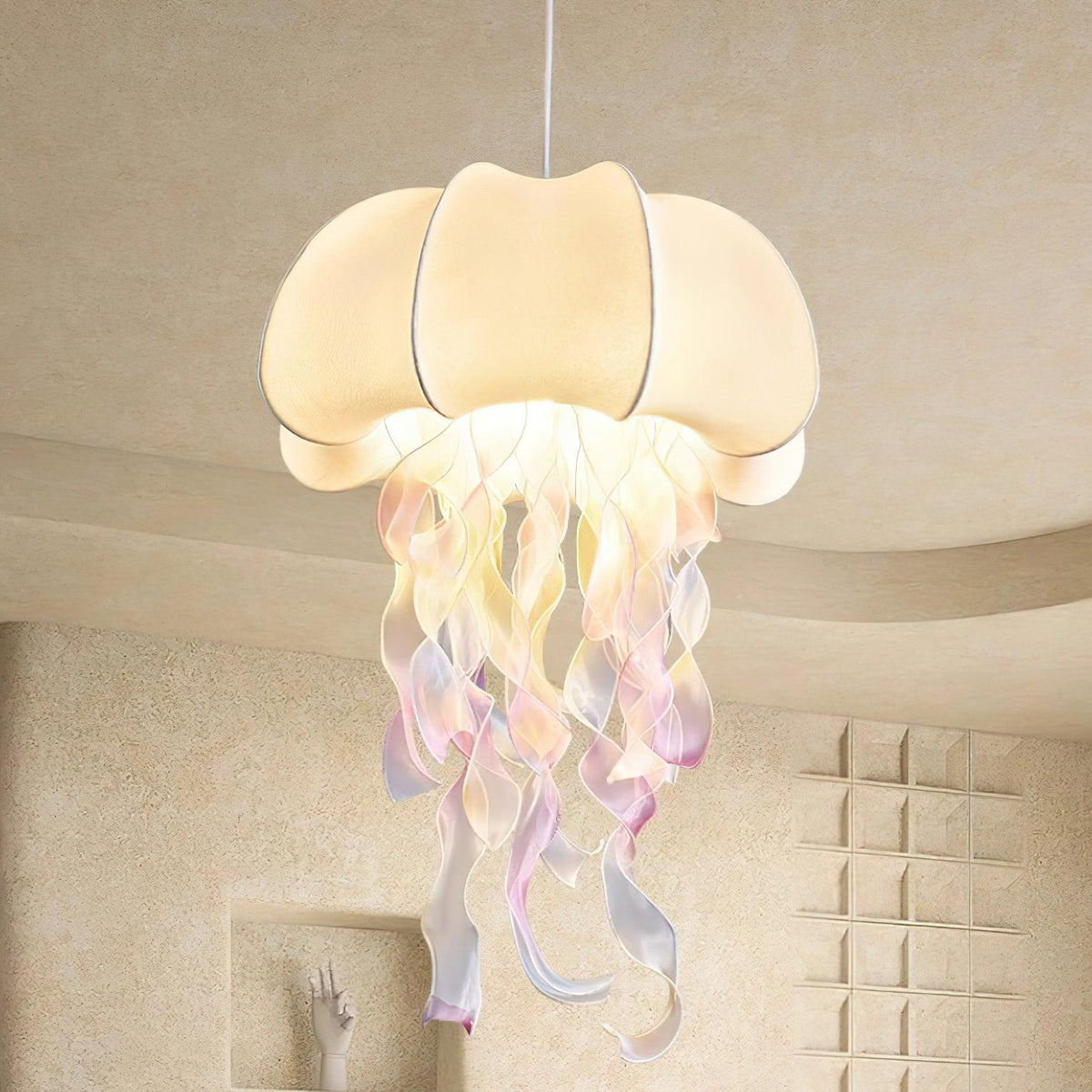 Jellyfish Fabric Pendant Lamp — product view 2