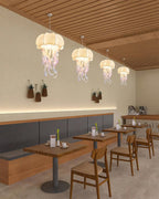 Jellyfish Fabric Pendant Lamp — product view 4