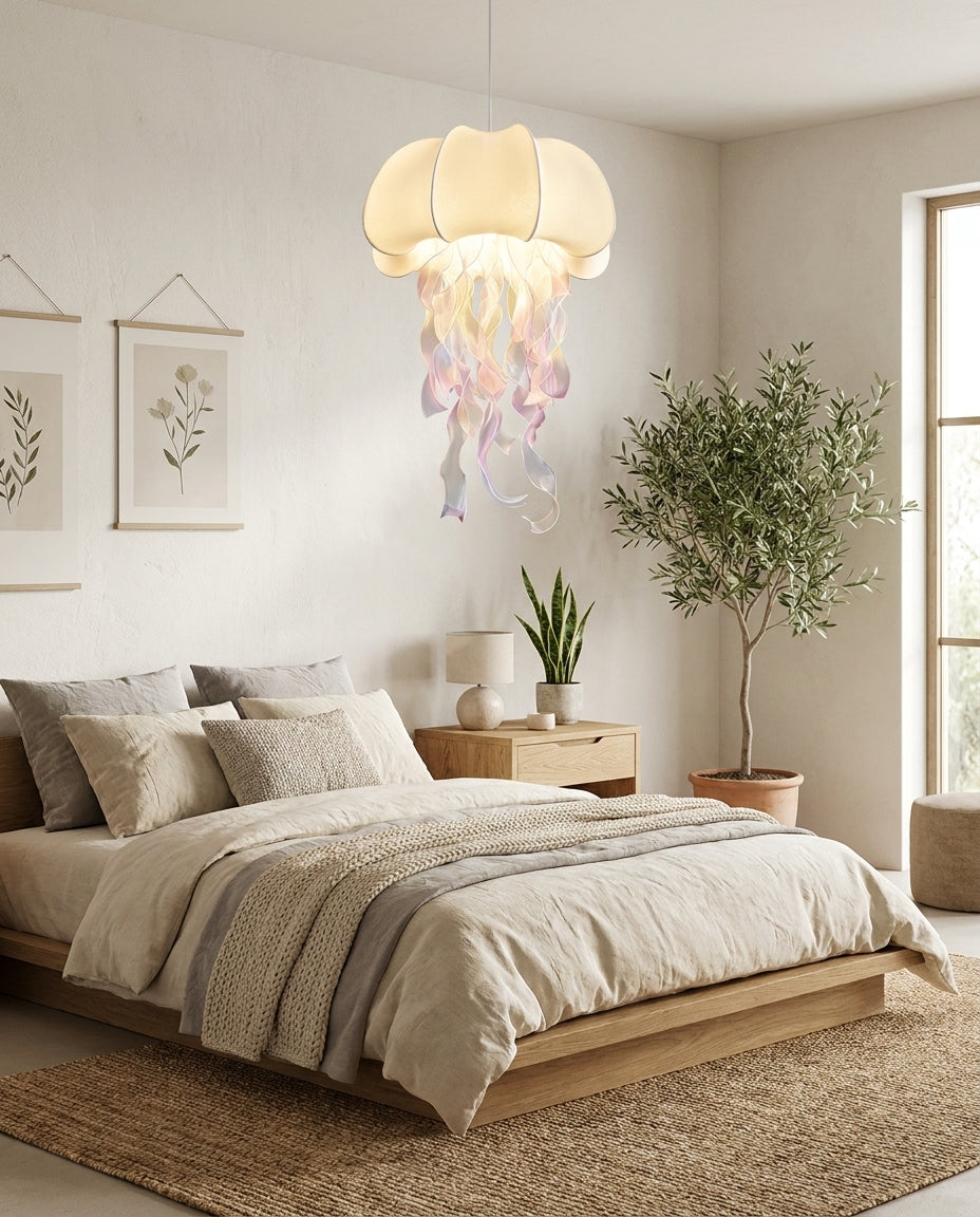 Jellyfish Fabric Pendant Lamp — product view 6