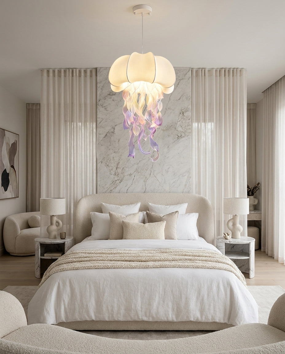 Jellyfish Fabric Pendant Lamp — product view 7