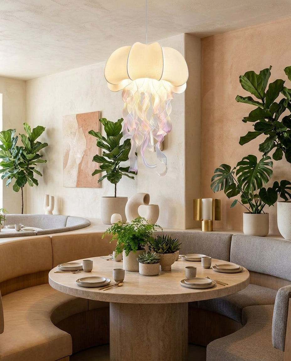 Jellyfish Fabric Pendant Lamp — product view 8