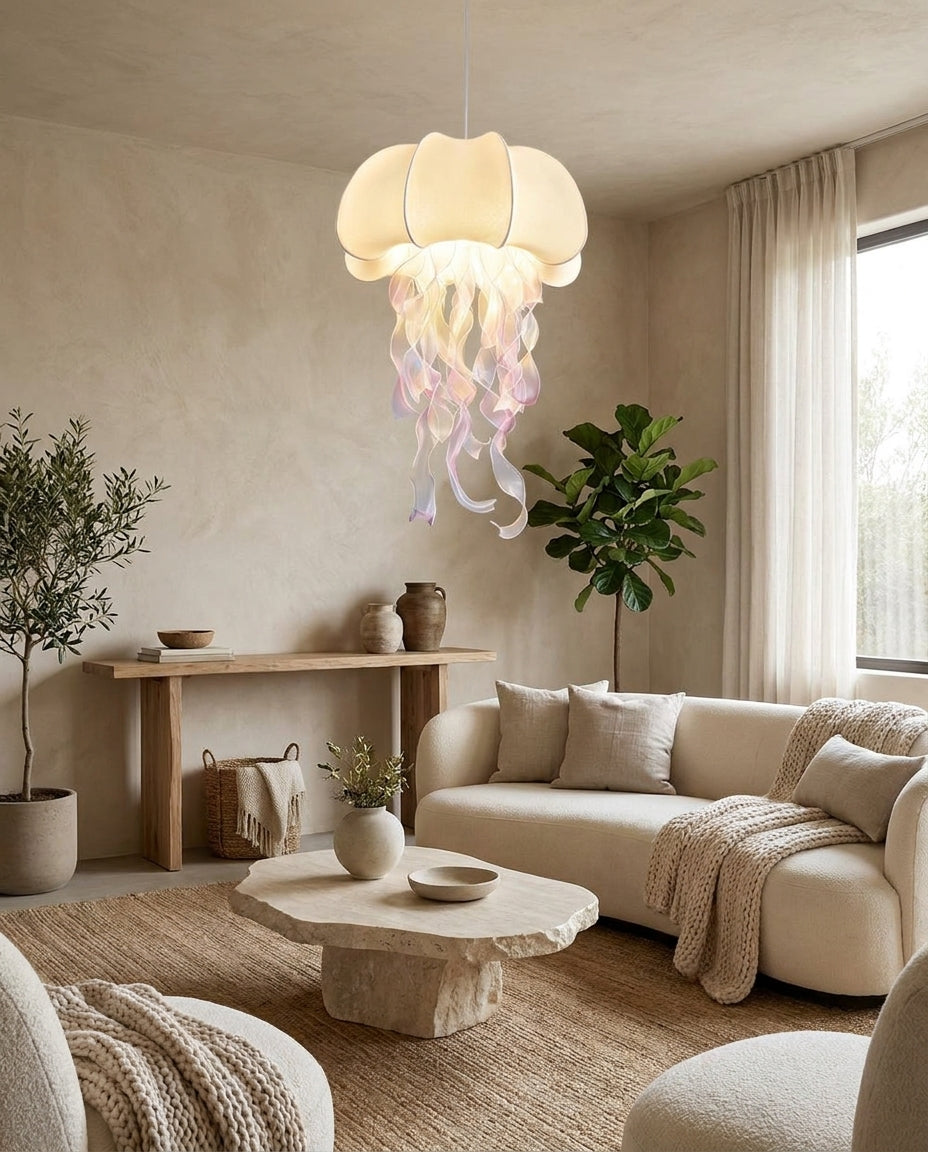 Jellyfish Fabric Pendant Lamp — product view 11