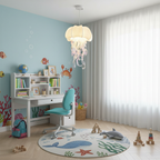 Jellyfish Fabric Pendant Lamp — product view 14