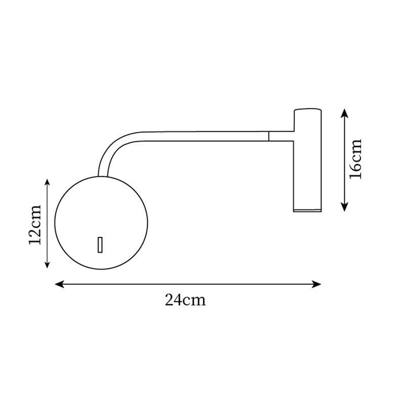 Rizo Reading Plug In Wall Lamp — product view 5