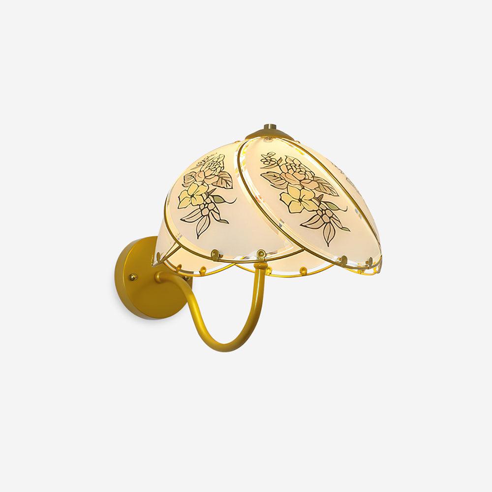 Tiffany Lily Glass Wall Lamp — product view 1