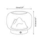 Warm Mountain Glass Table Lamp — product view 5