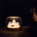 Warm Mountain Glass Table Lamp — product view 6