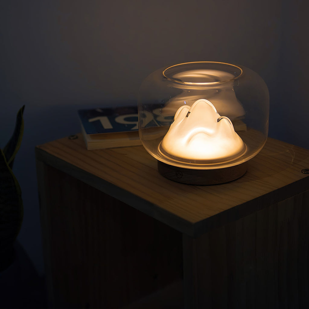 Warm Mountain Glass Table Lamp — product view 8