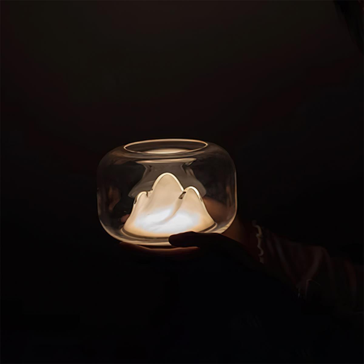 Warm Mountain Glass Table Lamp — product view 15