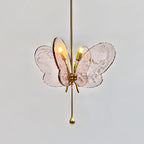 Tiffany Butterfly Metal Pendant Lamp — product view 2