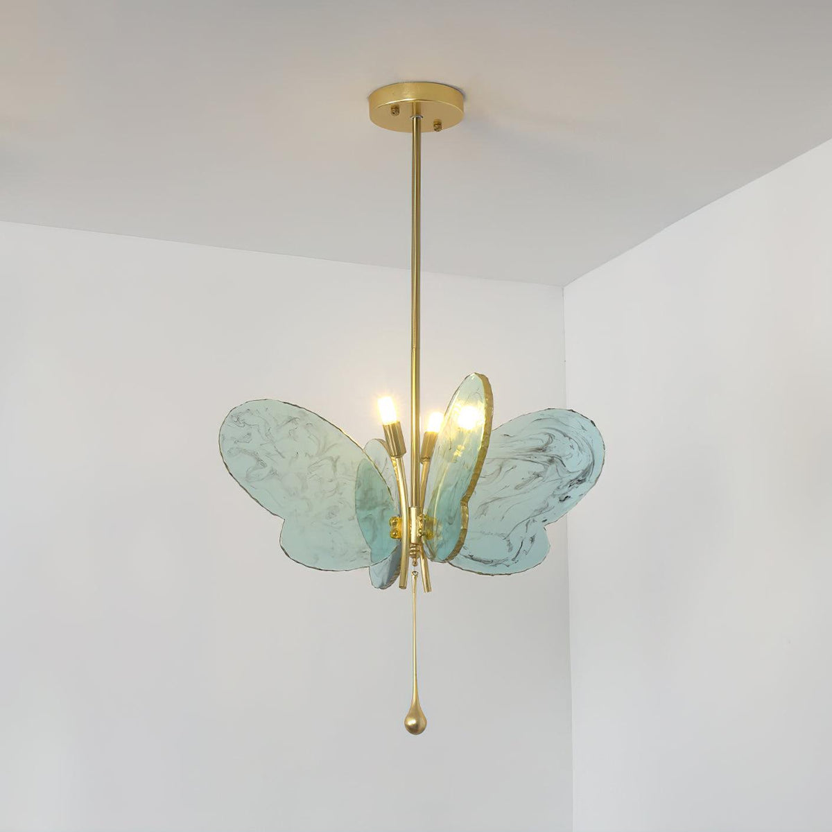 Tiffany Butterfly Metal Pendant Lamp — product view 13