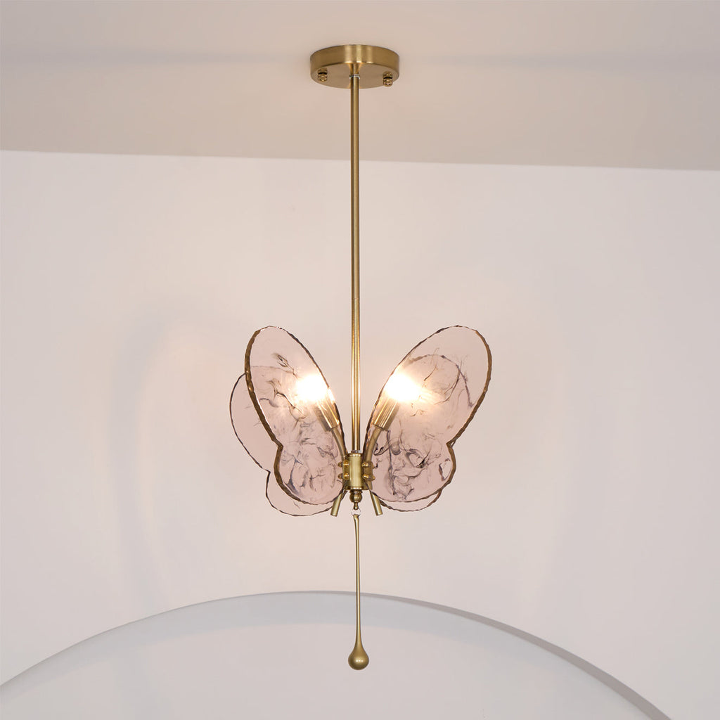 Tiffany Butterfly Metal Pendant Lamp — product view 14