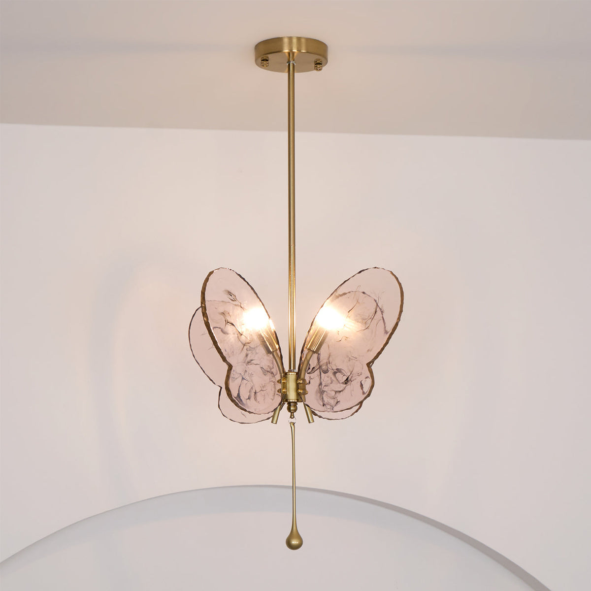 Tiffany Butterfly Metal Pendant Lamp — product view 14