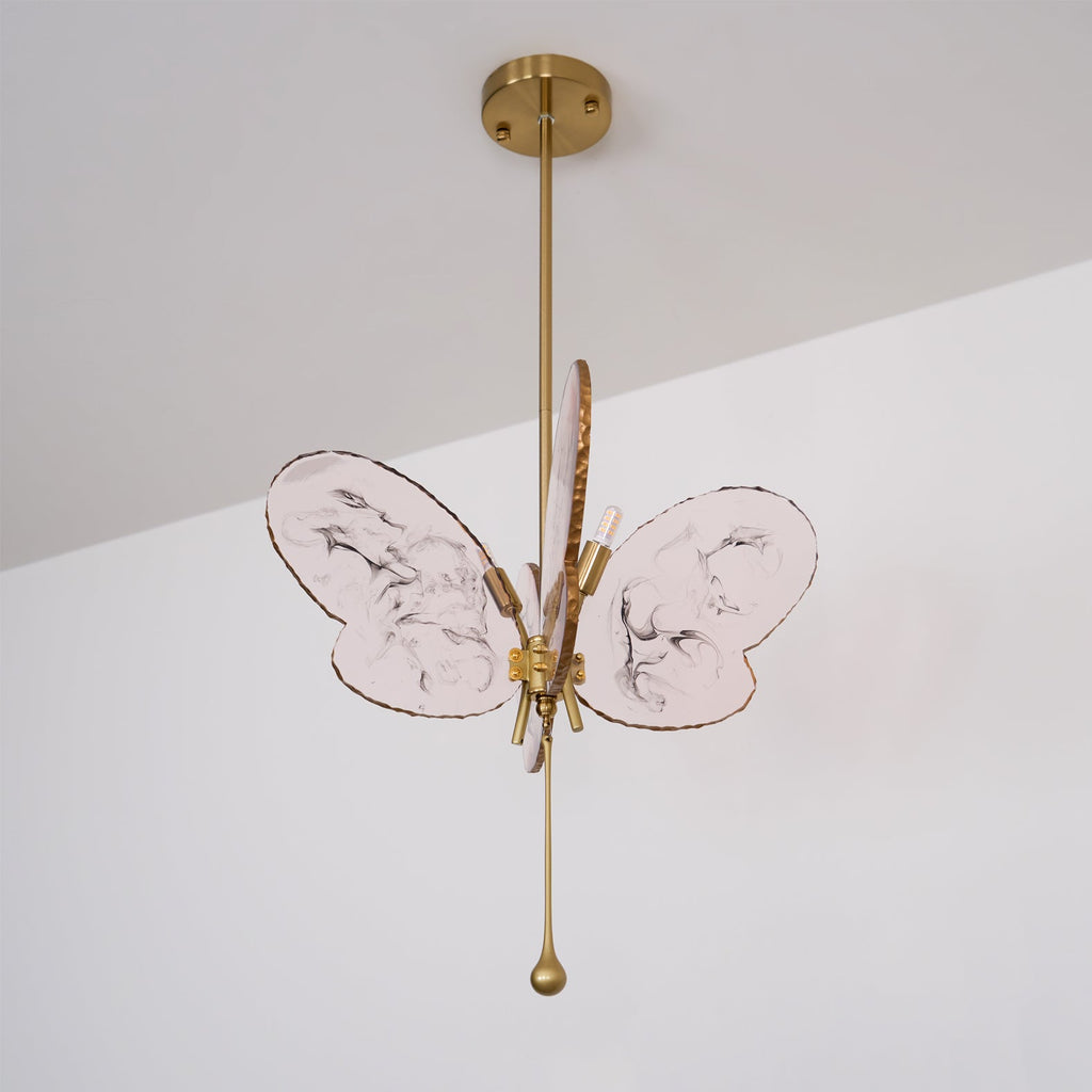 Tiffany Butterfly Metal Pendant Lamp — product view 22