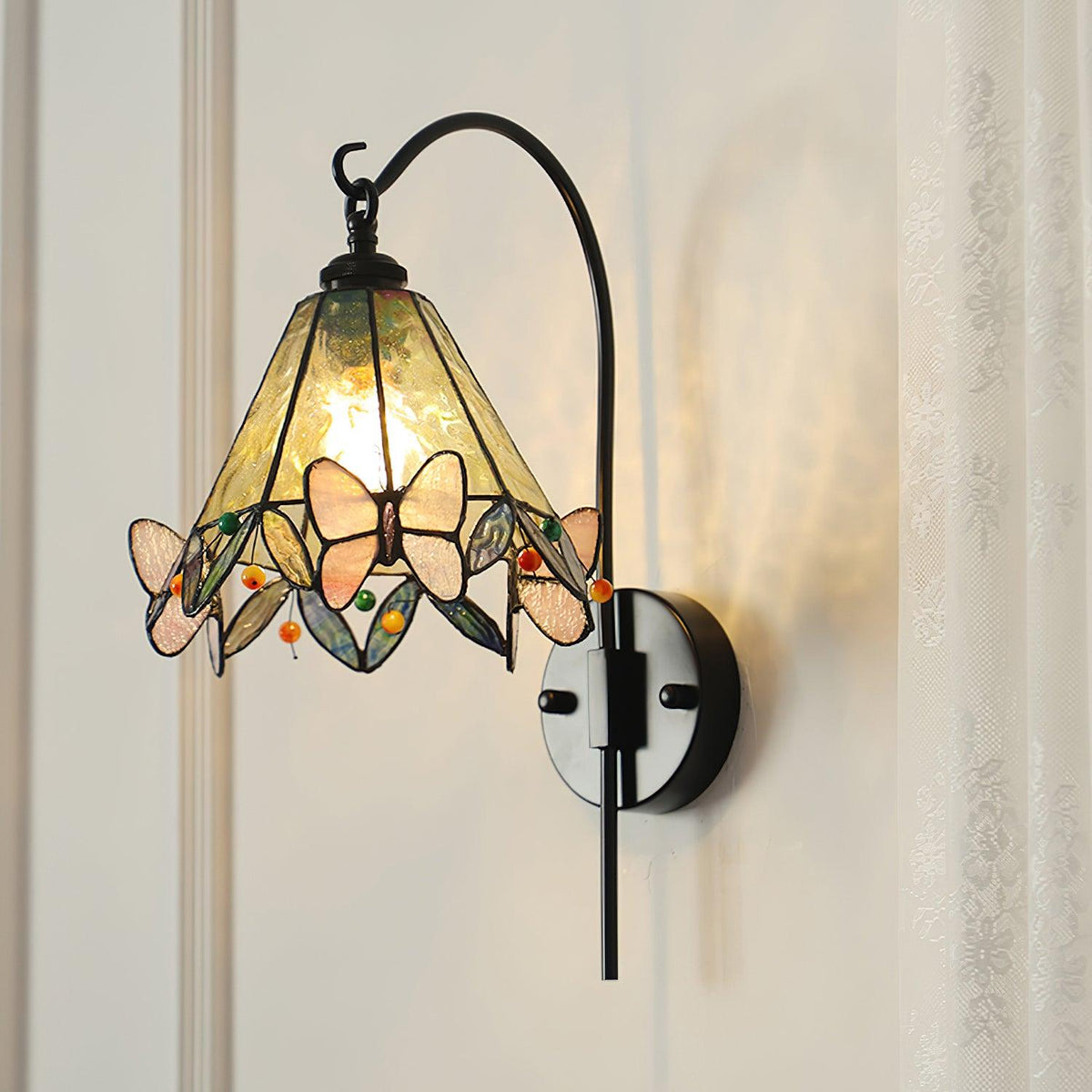 Briandy Tiffany Glass Wall Lamp — product view 2