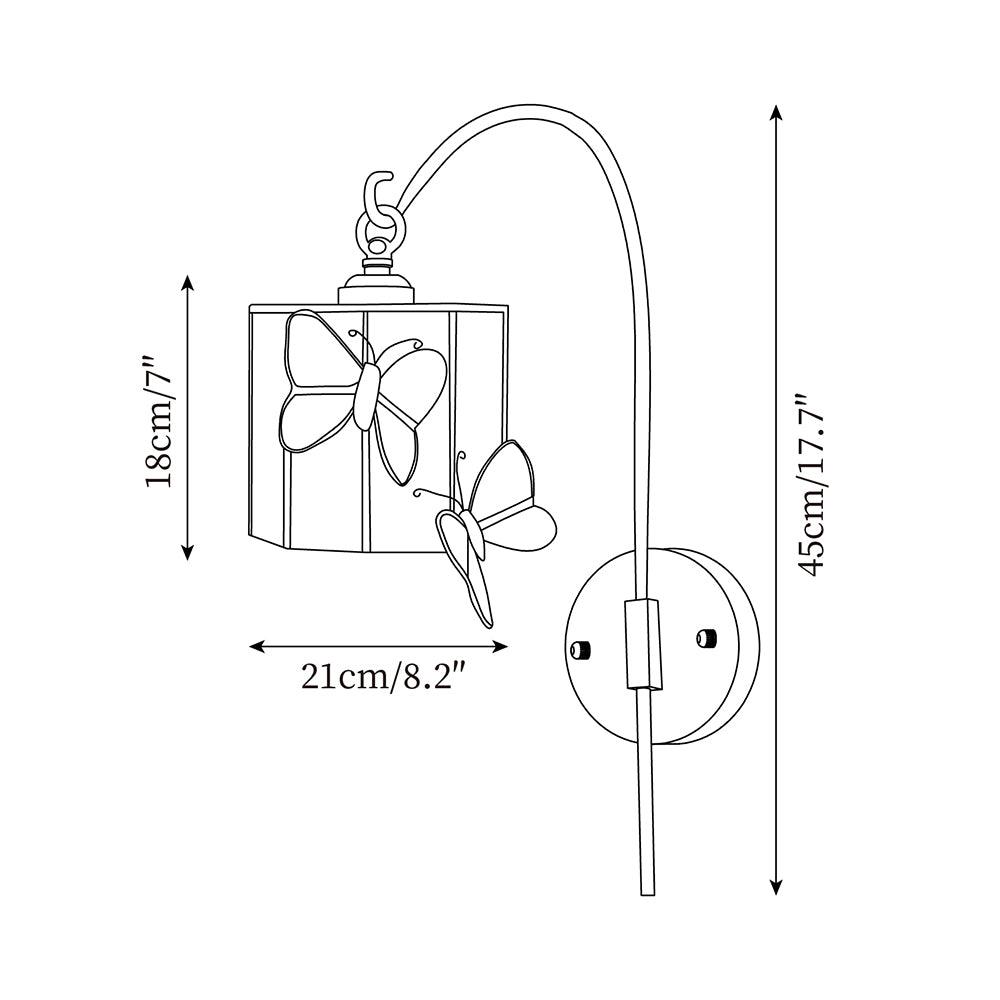 Briandy Tiffany Glass Wall Lamp — product view 6