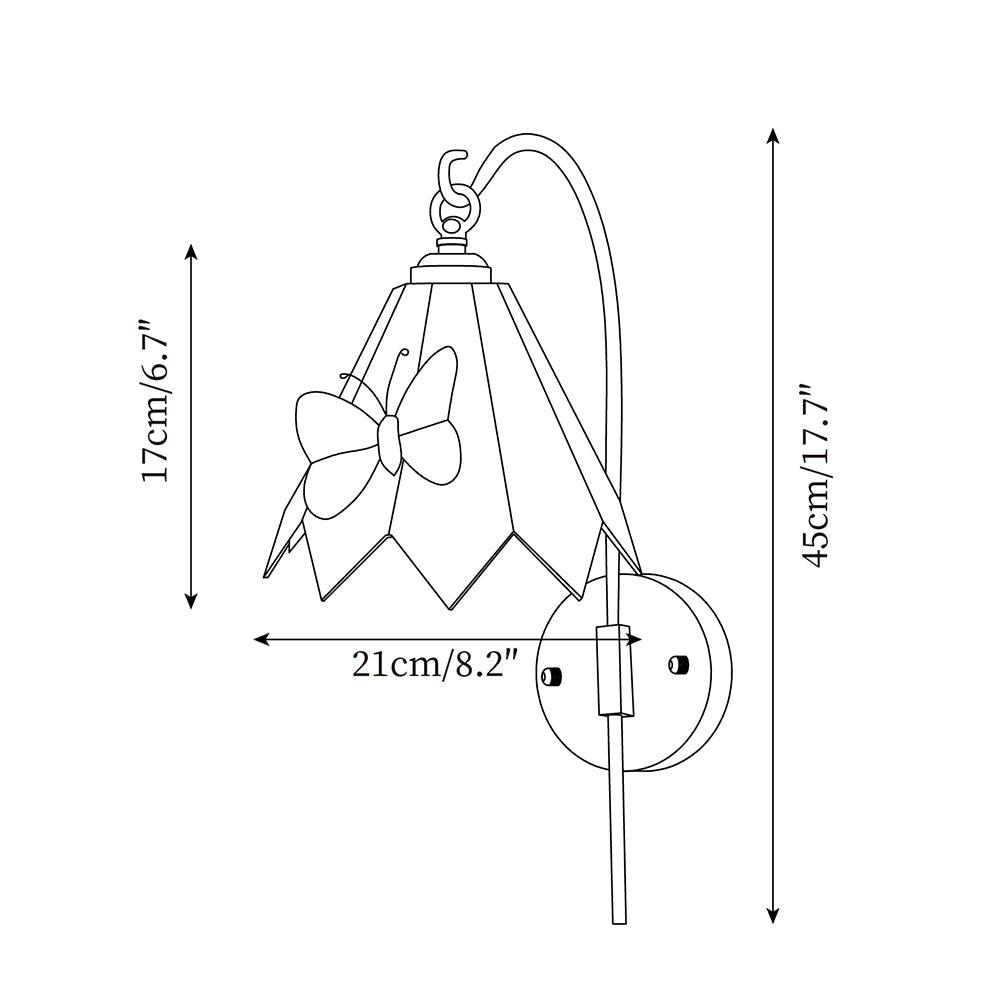 Briandy Tiffany Glass Wall Lamp — product view 8