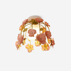 Romantische Flowers Glass Ceiling Light — product view 1