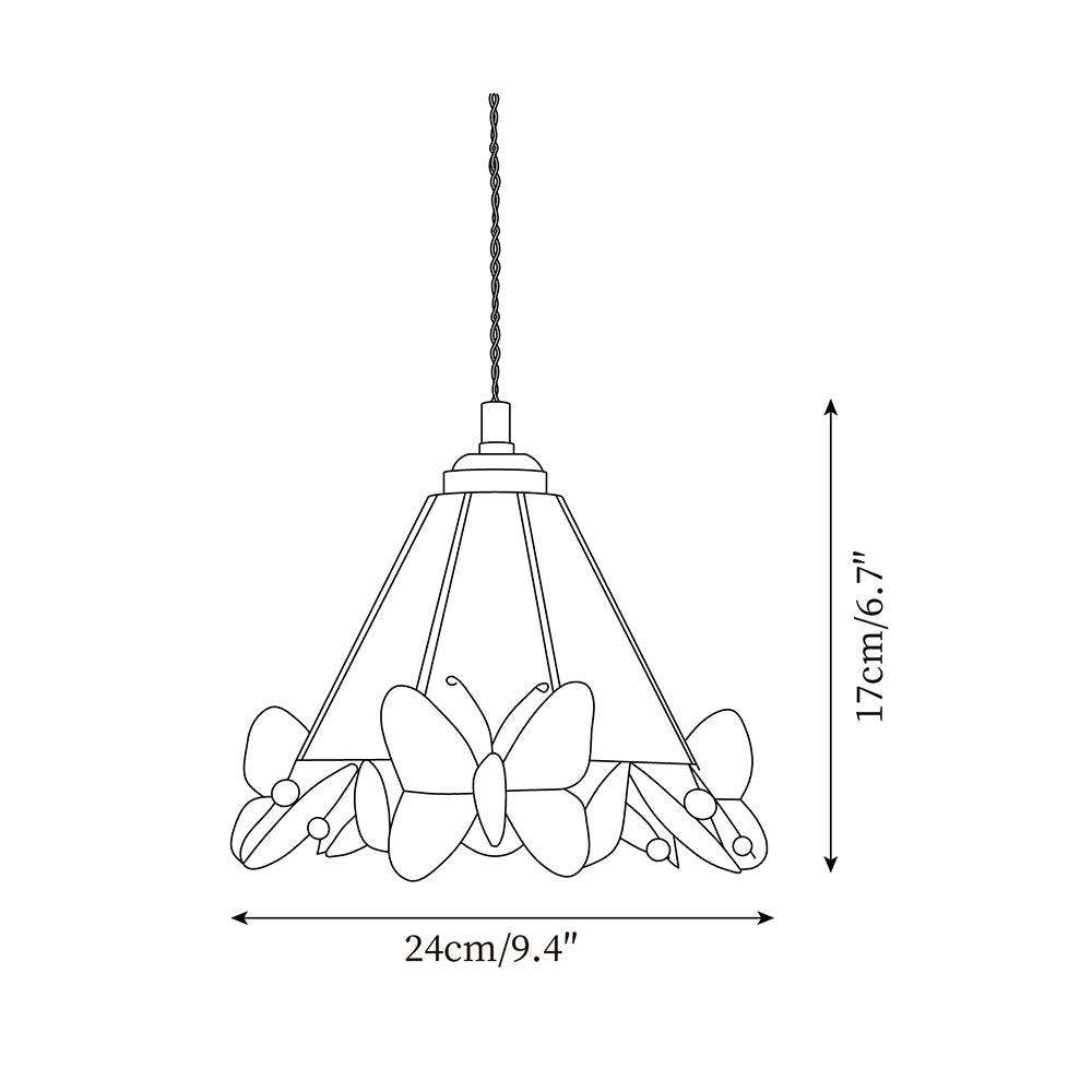Briandy Tiffany Glass Pendant Lamp — product view 5