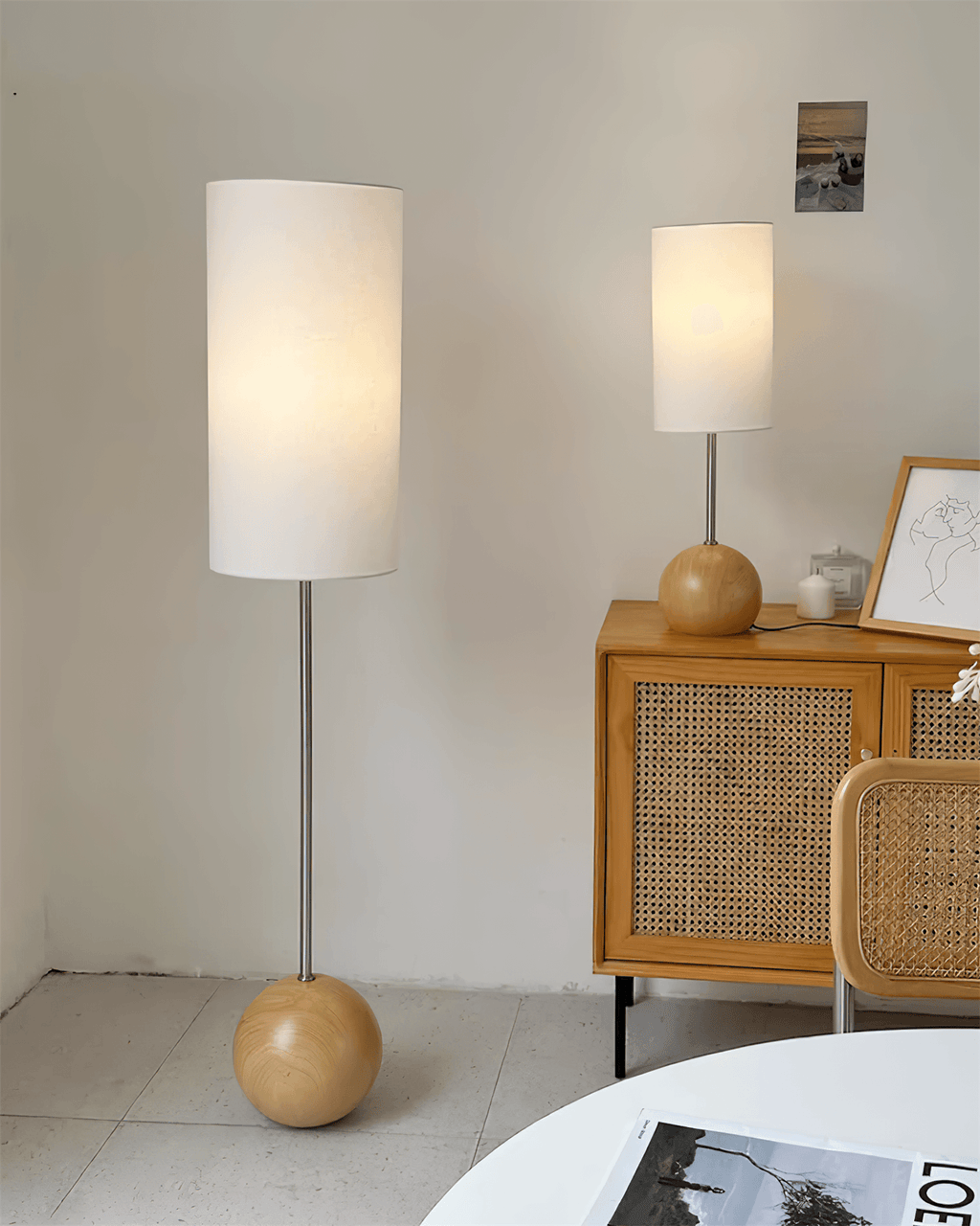 Danyon Wood Floor Lamp — product view 4