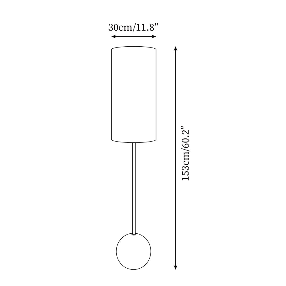Danyon Wood Floor Lamp — product view 5