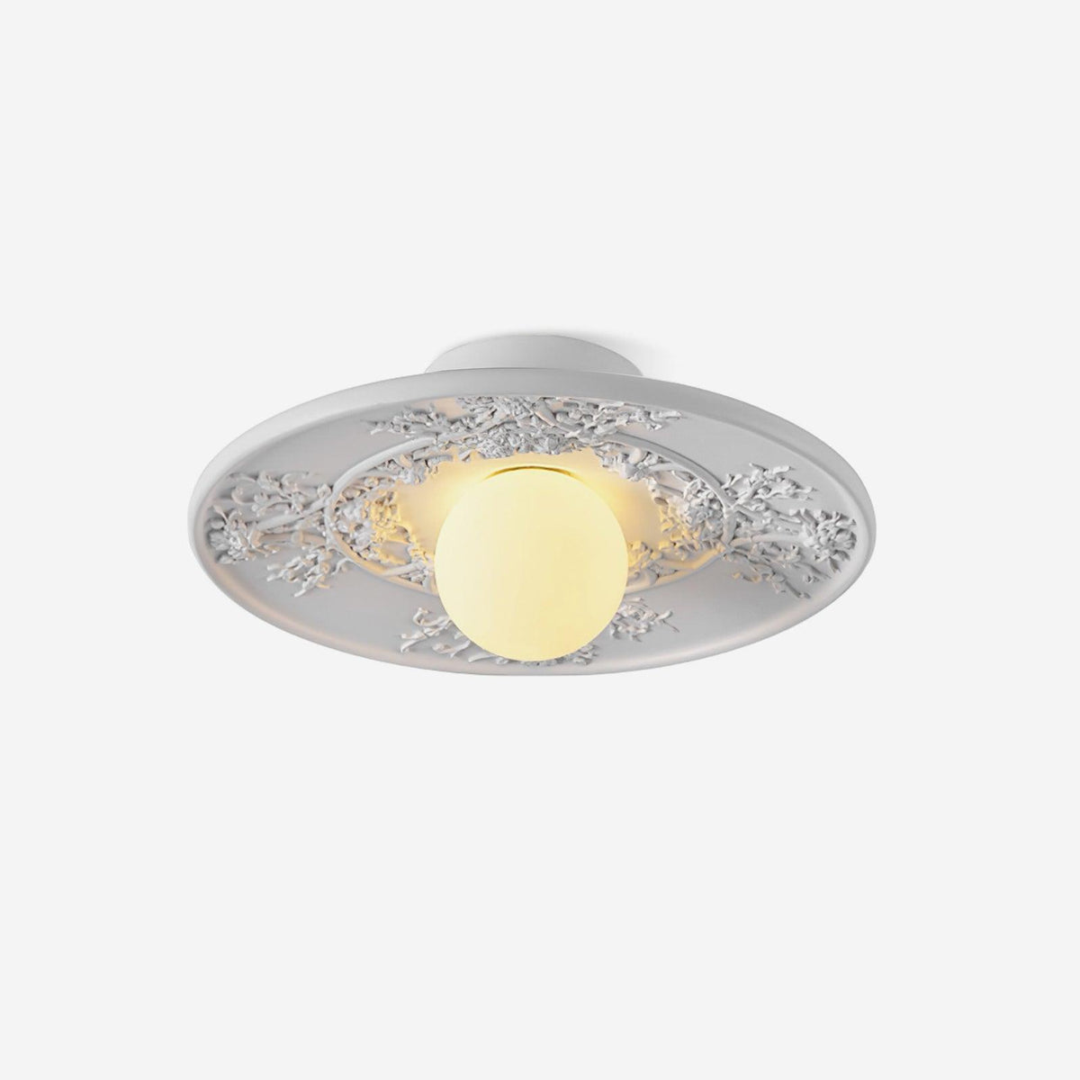 French Retro Violeta Glass Ceiling Light — product view 1
