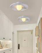 French Retro Violeta Glass Ceiling Light — product view 3