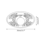 French Retro Violeta Glass Ceiling Light — product view 5