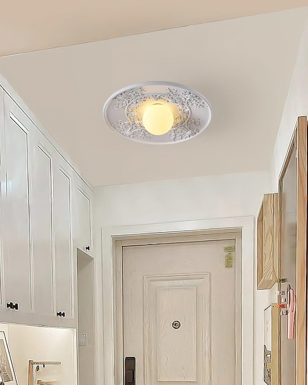 French Retro Violeta Glass Ceiling Light — product view 6