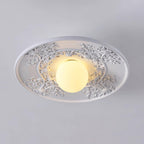 French Retro Violeta Glass Ceiling Light — product view 9