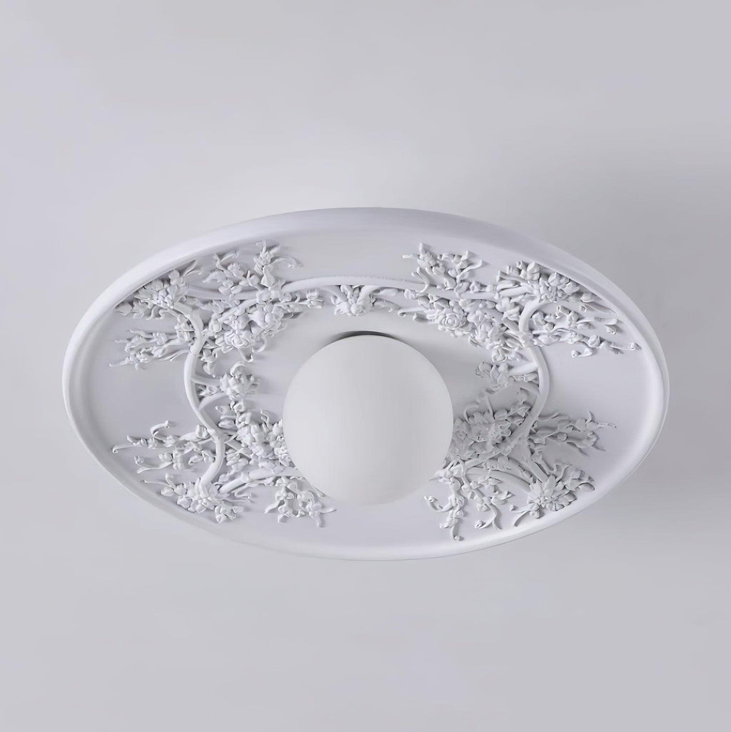 French Retro Violeta Glass Ceiling Light — product view 10