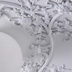 French Retro Violeta Glass Ceiling Light — product view 11
