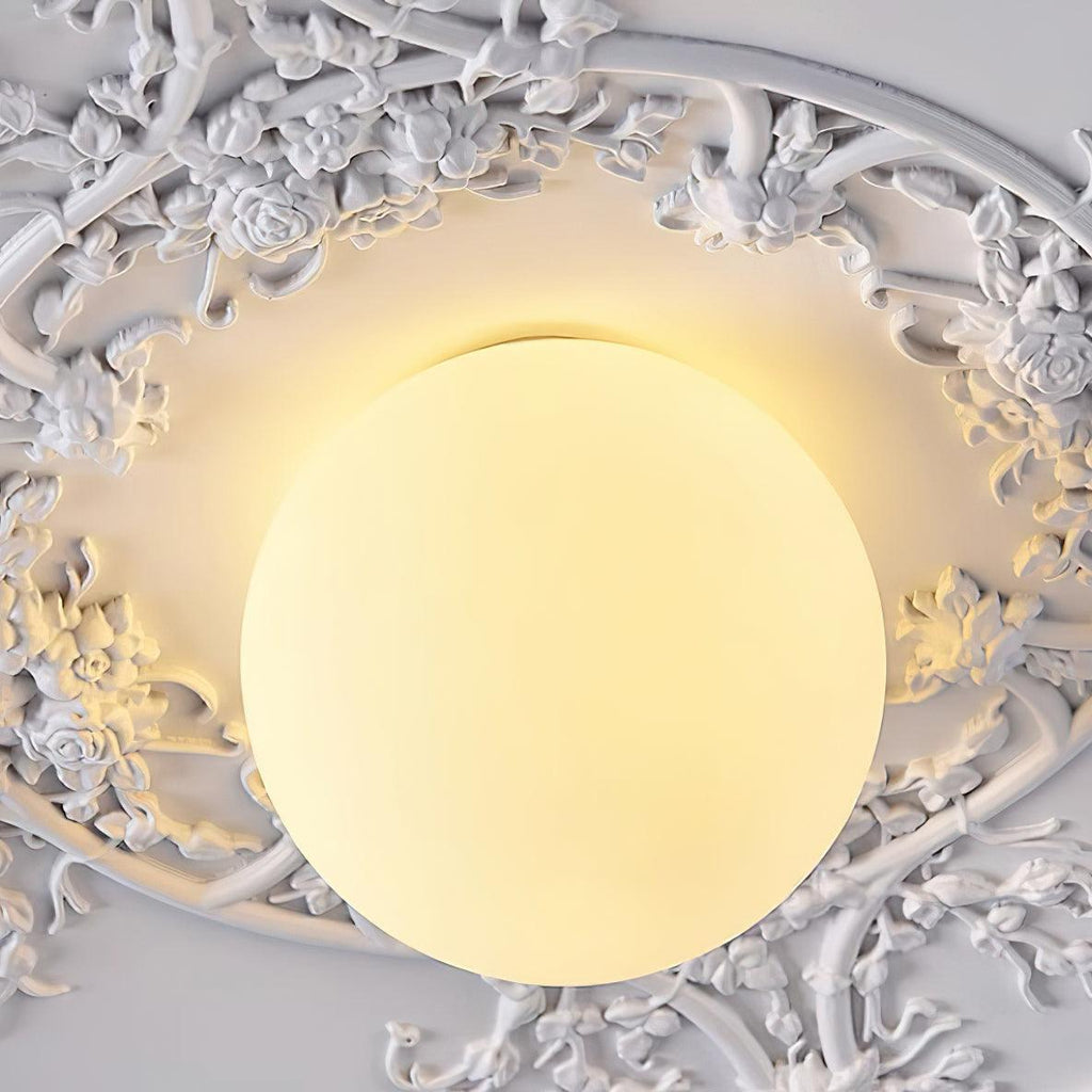 French Retro Violeta Glass Ceiling Light — product view 12