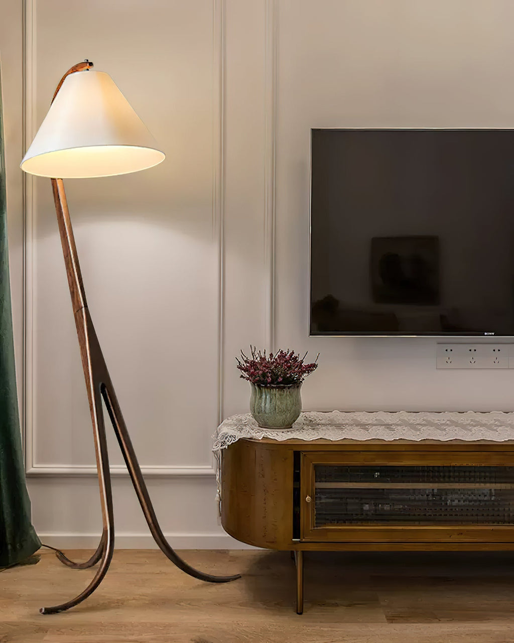 Stockholm Wood Floor Lamp — product view 3