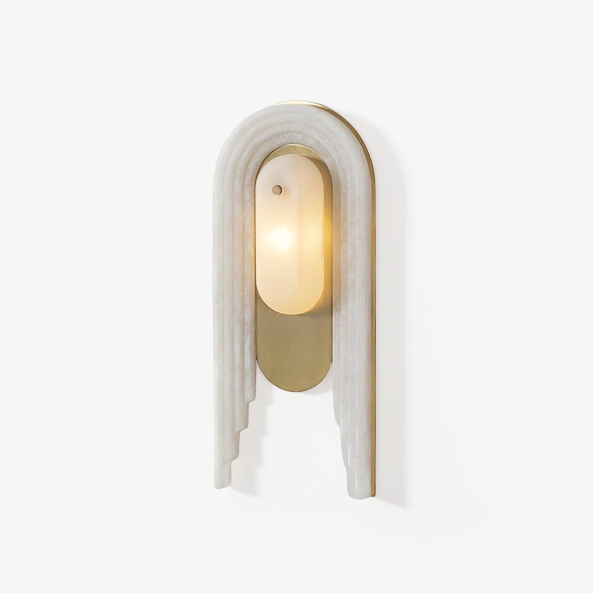 Cascada Alabaster Wall Sconce – product view 1
