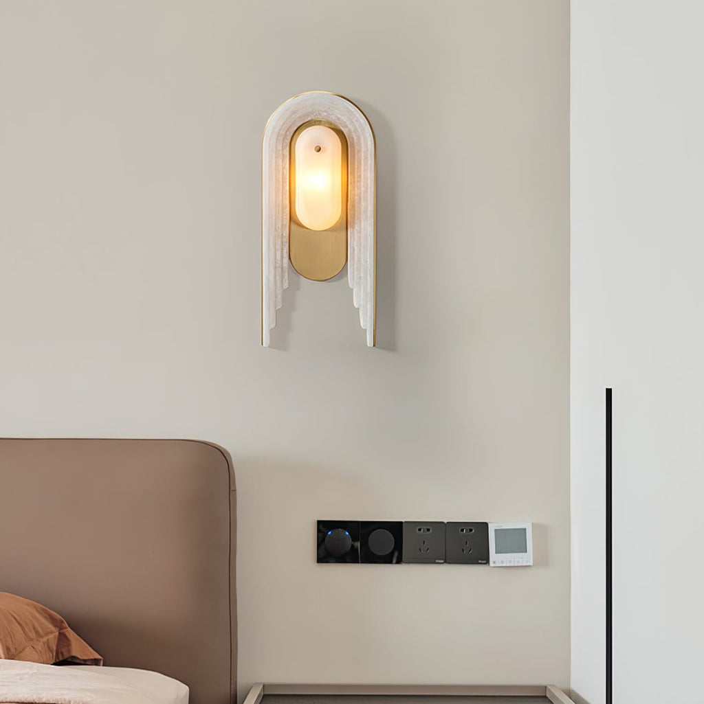 Cascada Alabaster Wall Sconce – product view 3