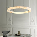Alabaster Ring Pendant Lamp – product view 2