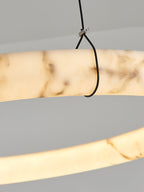 Alabaster Ring Pendant Lamp – product view 4