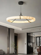 Alabaster Ring Pendant Lamp – product view 5
