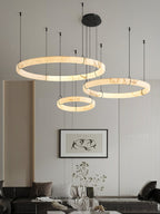 Alabaster Ring Pendant Lamp – product view 6