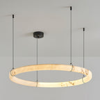 Alabaster Ring Pendant Lamp – product view 8