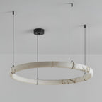 Alabaster Ring Pendant Lamp – product view 9