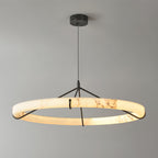 Alabaster Ring Pendant Lamp – product view 12