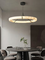Alabaster Ring Pendant Lamp – product view 15