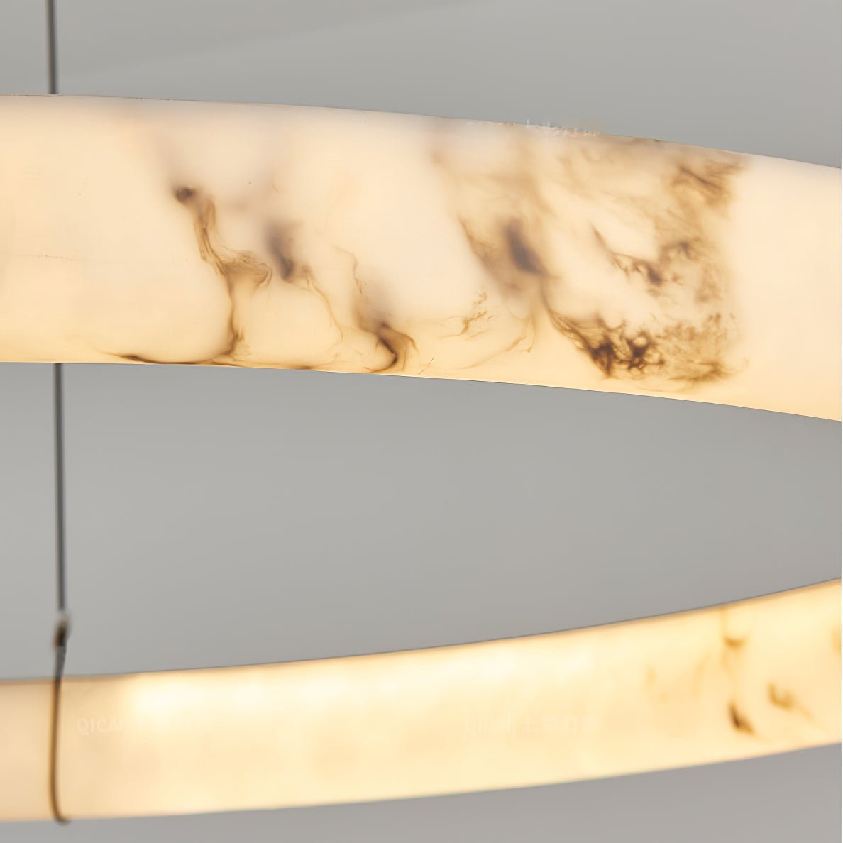 Alabaster Ring Pendant Lamp – product view 16