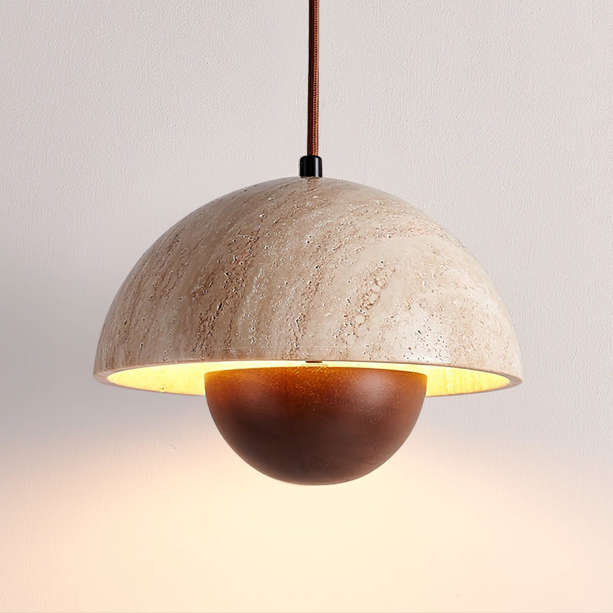 Bud Travertine Pendant Lamp – product view 5