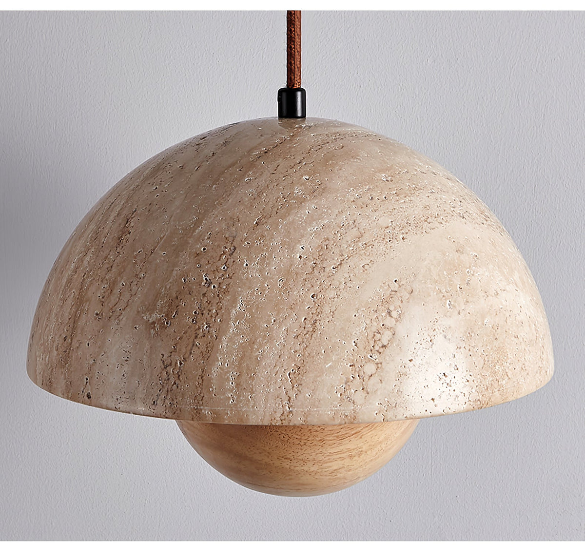 Bud Travertine Pendant Lamp – product view 8